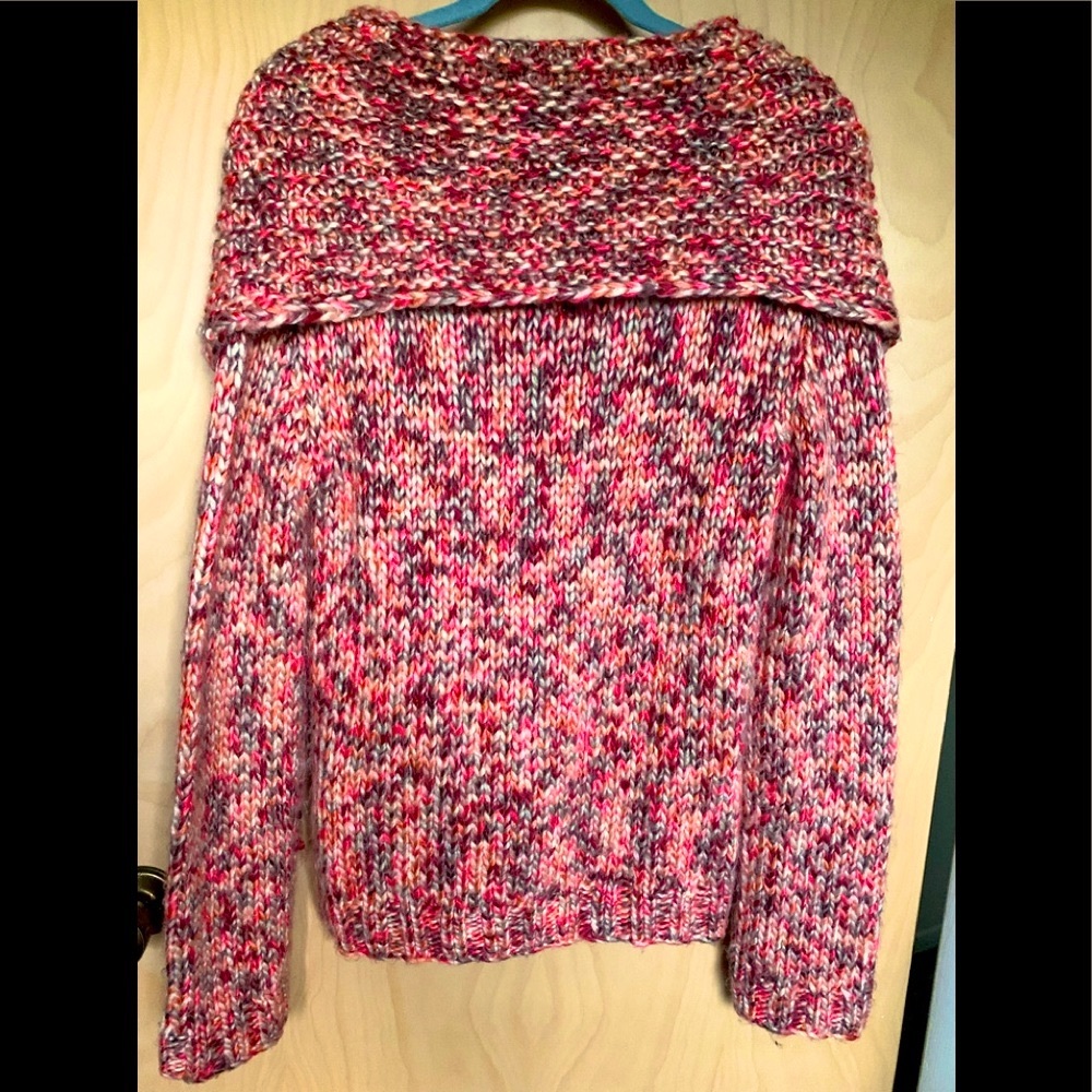 Moda International Acrylic Wool Red Brown Sweater